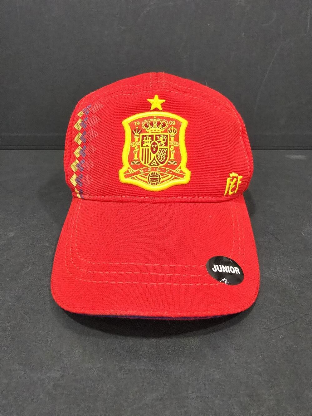 Spain National Team Youth Cap La Roja Red 2010 World Cup Star NEW Rare